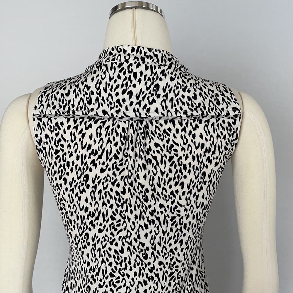 WHBM Leopard Sleeveless Top Size Small - Picture 15 of 16